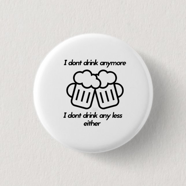 Badge Rond 2,50 Cm Bouton avec le texte drôle (Devant)