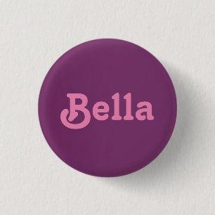 Badge Rond 2,50 Cm Bouton Bella