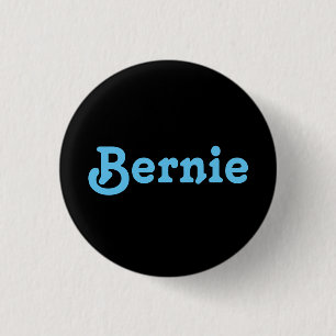 Badge Rond 2,50 Cm Bouton Bernie