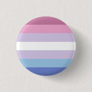 Badge Rond 2,50 Cm Bouton Bigender Pride (violet clair)
