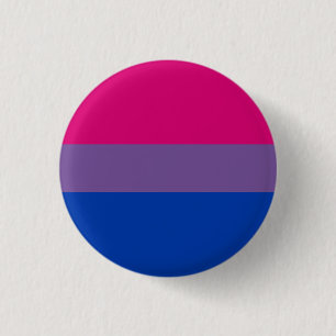 Badge Rond 2,50 Cm Bouton bisexuel de drapeau