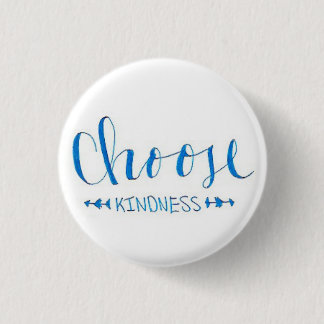 Badge Rond 2,50 Cm Bouton blanc de gentillesse