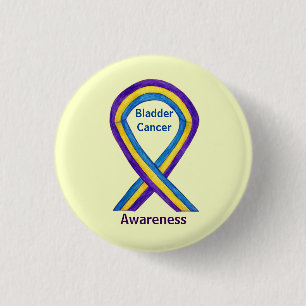 Badge Rond 2,50 Cm Bouton Bouton Bouton de sensibilisation au cancer 