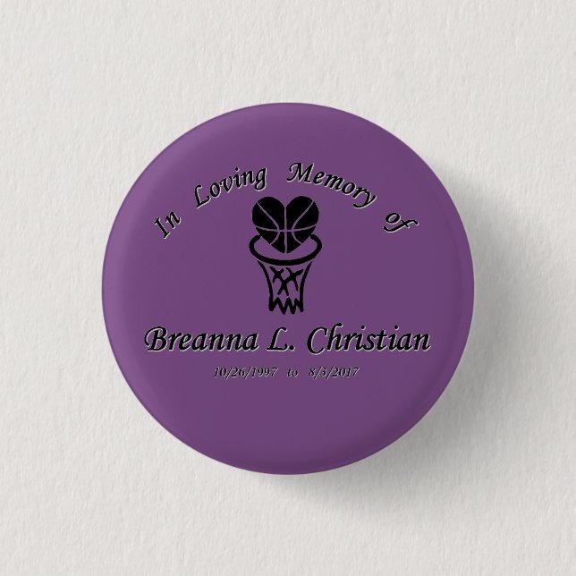 Badge Rond 2,50 Cm Bouton Bre (Devant)