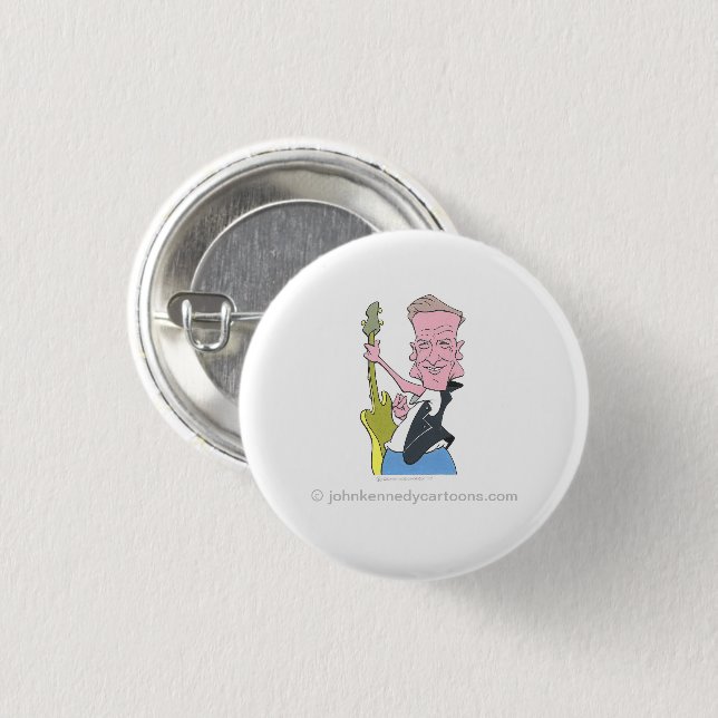Badge Rond 2,50 Cm Bouton Bryan Adams (Devant & derrière)