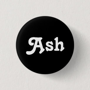 Badge Rond 2,50 Cm Bouton cendre