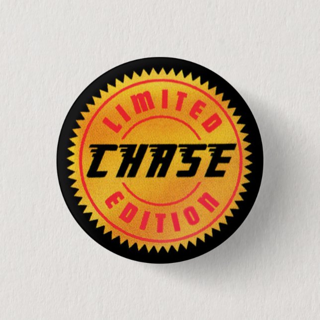 Badge Rond 2,50 Cm Bouton Chase (Devant)
