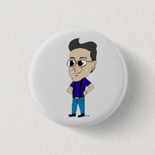 Badge Rond 2,50 Cm bouton chibi