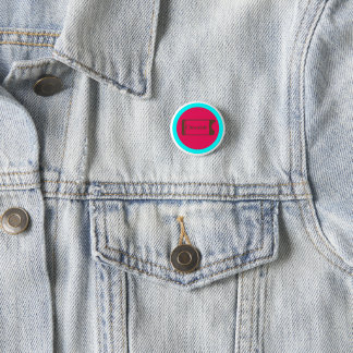 Badge Rond 2,50 Cm Bouton Chocolat