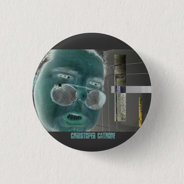 Badge Rond 2,50 Cm Bouton circulaire de cathode de Chris - customisé (Devant)