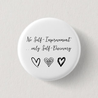 Badge Rond 2,50 Cm Bouton Citation Inspirationnelle Self-Love
