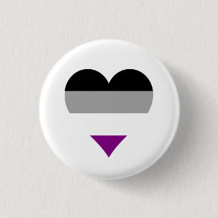 Badge Rond 2,50 Cm Bouton Coeurs de fierté sexuelle