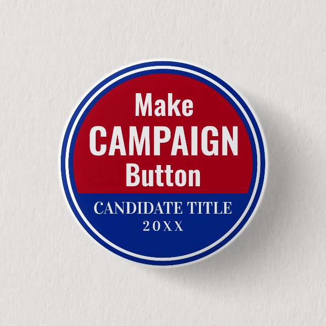 Badge Rond 2,50 Cm Bouton Créer une campagne (Devant)