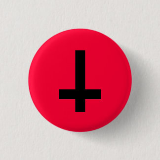 Badge Rond 2,50 Cm Bouton croisé