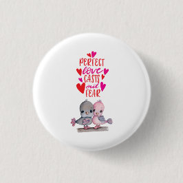Badge Rond 2,50 Cm Bouton Cute