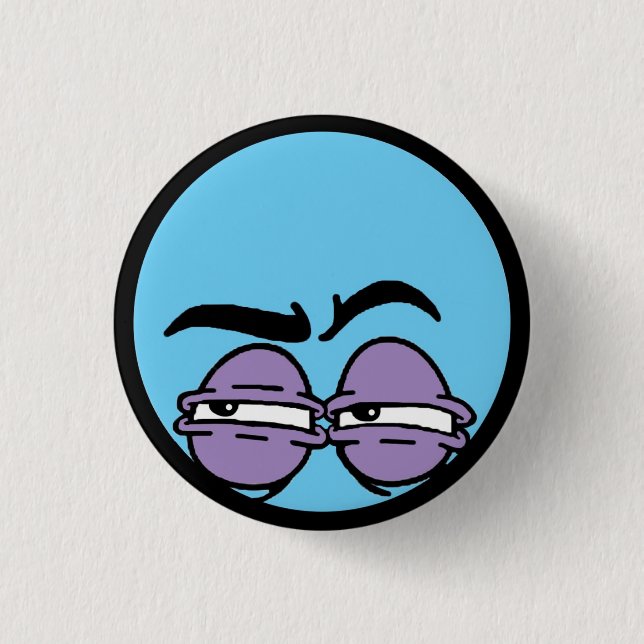 Badge Rond 2,50 Cm Bouton cynique de bébé (Devant)