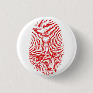 Badge Rond 2,50 Cm Bouton d'album d'empreintes digitales