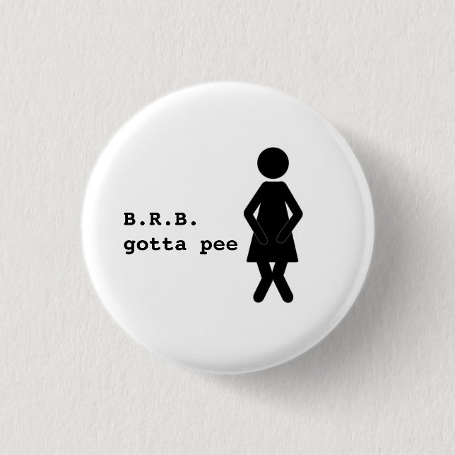 Badge Rond 2,50 Cm bouton d'amusement (Devant)