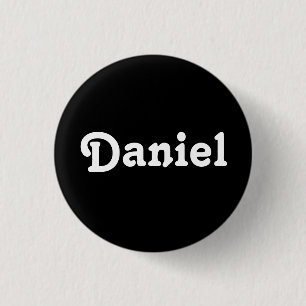 Badge Rond 2,50 Cm Bouton Daniel