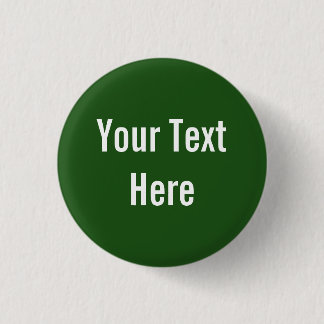 Badge Rond 2,50 Cm Bouton d'Arrière - plan vert personnalisé
