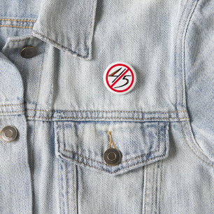 Badge Rond 2,50 Cm Bouton d'arrondi no 45
