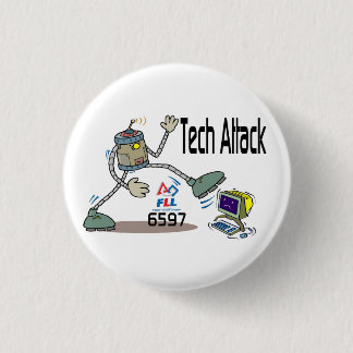 Badge Rond 2,50 Cm Bouton d'attache de technologie