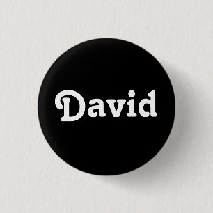 Badge Rond 2,50 Cm Bouton David