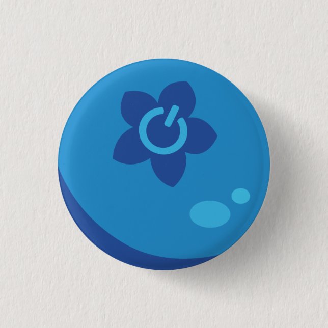 Badge Rond 2,50 Cm Bouton de baie de médias (Devant)