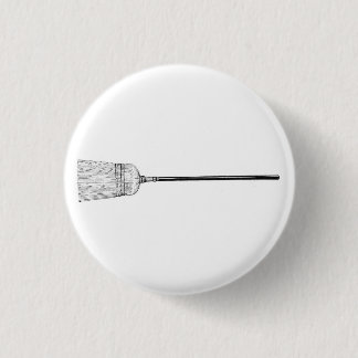 Badge Rond 2,50 Cm Bouton de balai