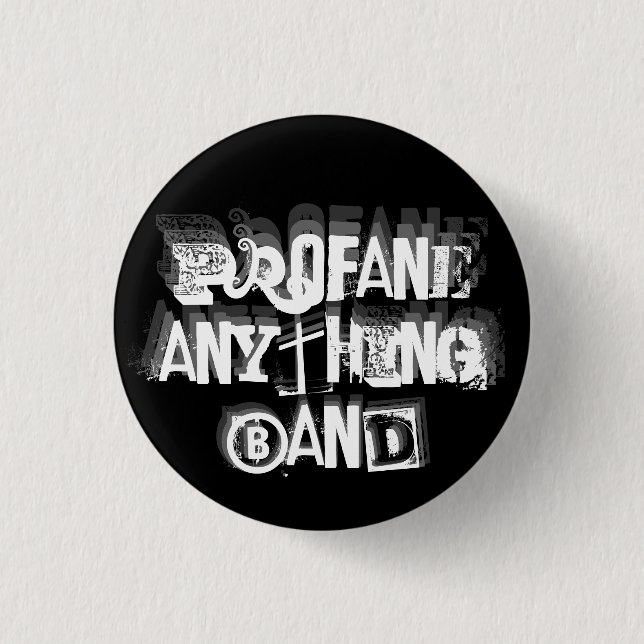 Badge Rond 2,50 Cm Bouton de bande (Devant)