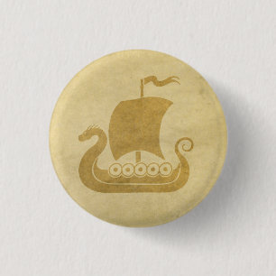Badge Rond 2,50 Cm Bouton de bateau de dragon