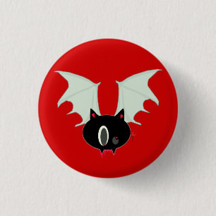 Badge Rond 2,50 Cm Bouton de batte de vampire mini