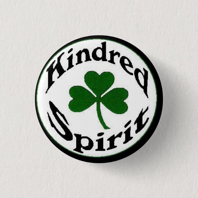 Badge Rond 2,50 Cm Bouton de blanc d'esprit analogue (Devant)