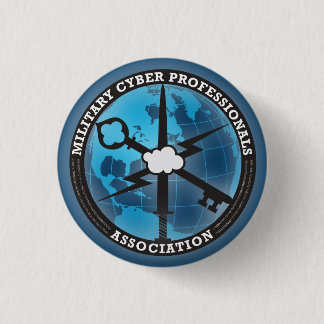 Badge Rond 2,50 Cm Bouton de bleu de MCPA