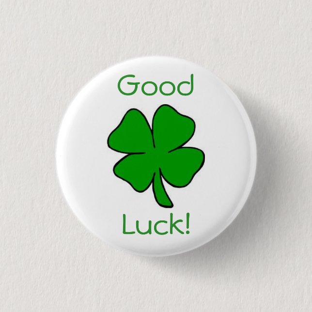 Badge Rond 2,50 Cm Bouton de bonne chance (Devant)