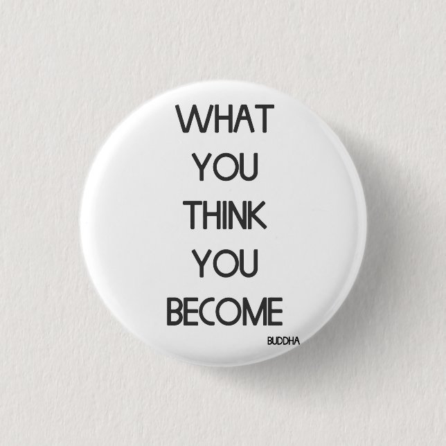 Badge Rond 2,50 Cm bouton de Bouddha (Devant)