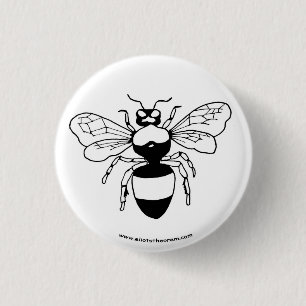 Badge Rond 2,50 Cm Bouton de bourdon