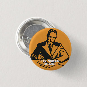 Badge Rond 2,50 Cm Bouton de cadre supérieur incompétent