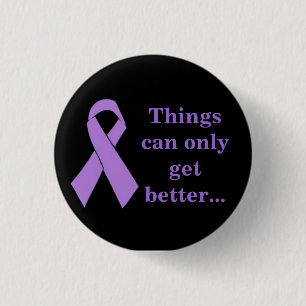 Badge Rond 2,50 Cm Bouton de Cancer
