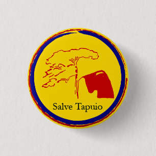 Badge Rond 2,50 Cm Bouton de cercle de Tapuio