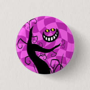 Badge Rond 2,50 Cm Bouton de chat de Cheshire