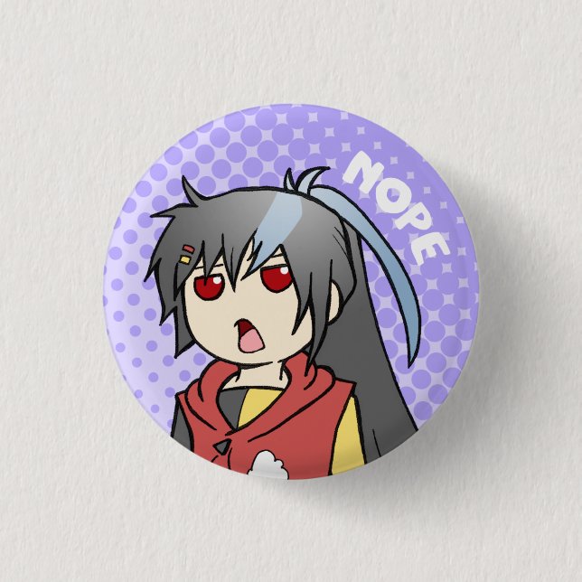 Badge Rond 2,50 Cm Bouton de Cher (Devant)
