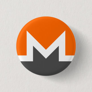 Badge Rond 2,50 Cm Bouton de chiffrement Monero (XMR)