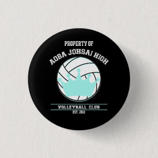 Badge Rond 2,50 Cm Bouton de club de volleyball de Haikyuu | Aoba