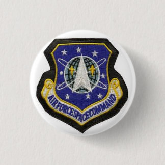 Badge Rond 2,50 Cm Bouton de commande de l'espace d'Armée de l'Air