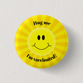 Badge Rond 2,50 Cm Bouton de conception de la vaccination