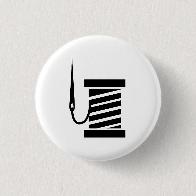 Badge Rond 2,50 Cm Bouton de couture de pictogramme (Devant)