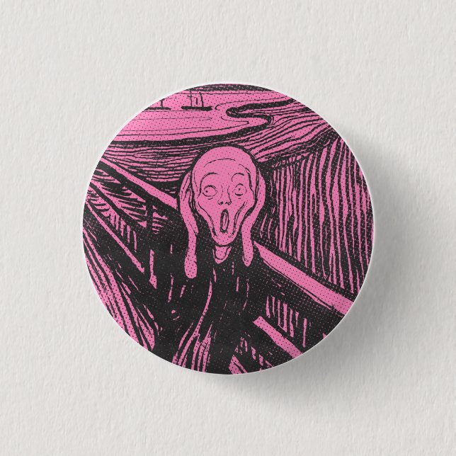 Badge Rond 2,50 Cm Bouton de cri (Devant)
