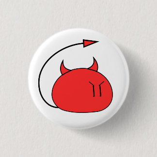 Badge Rond 2,50 Cm Bouton de Dango de diable