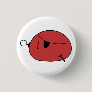 Badge Rond 2,50 Cm Bouton de Dango de pirate